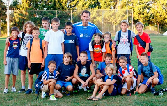 Prof. Dragan Primorac at the humanitarian soccer match organized by the Charitable Society CRO UNUM