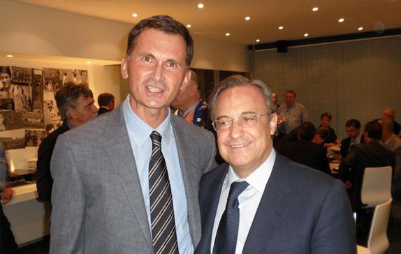 Prof. Dragan Primorac with Mr. Florentino Pérez Rodríguez