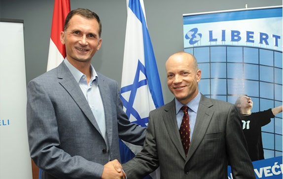 Prof. Dragan Primorac with Prof. Omer Moav