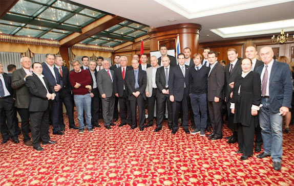 Prof. Primorac at the annual celebration of CIBC with 150 most prominent people from Croatia and Israel