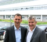 Prof. Dragan Primorac and Davor Šuker, president of the Croatian Football Federation after the signing of the contract with St. Catherine Hospital