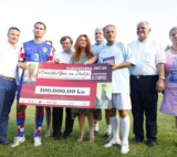 Prof. Primorac leaded the team of CRO UNUM Charitable Society at the humanitarian football match in Vukovar