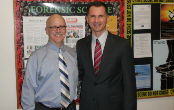 Prof. Primorac with Prof. Mitchell Holland at the University of Penn State